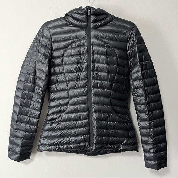 Lululemon Pack It Down Jacket *Shine Black Women's Size 6 Goose Down W4BGNS - Picture 5 of 14